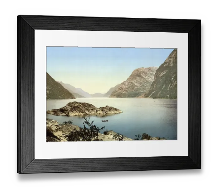 Framed Print : Sorfjord from Odde, Odda, Hardangerfjord Framed Print : Sorfjord from Odde, Odda, Hardangerfjord