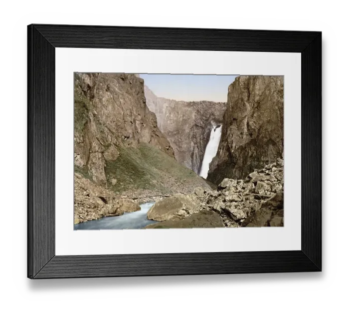 Framed Print : Vorinfos, Voringsfoss, Hardanger Fjord