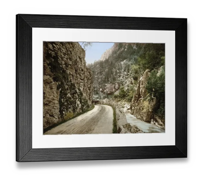 Framed Print : On the road between Voss & Stalheim