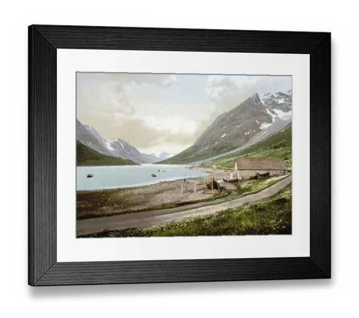 Framed Print : In Ulsfjorden, Ullsfjorden, Kjosen