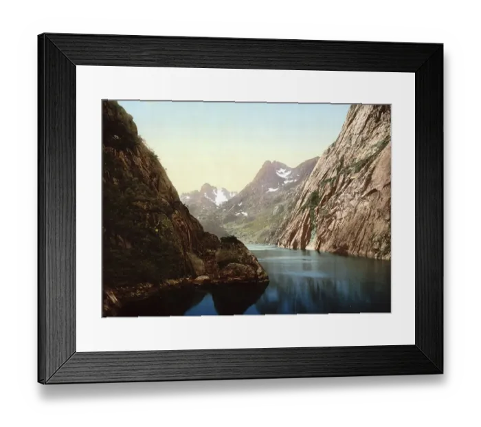Framed Print : Troldfjord, Trollfjord, Raftsund