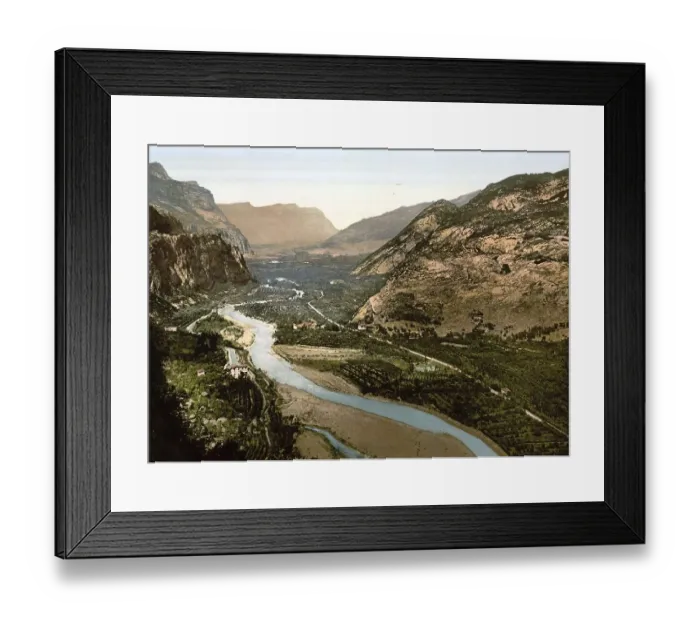 Framed Print : Valle della Sarca, back of Lake Garda