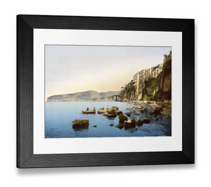 Framed Print : Sorrento am Meer, Neapel, Italien / Sorrento by the sea Framed Print : Sorrento am Meer, Neapel, Italien / Sorrento by the sea
