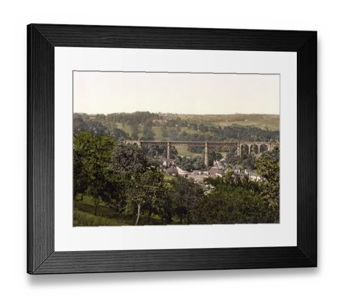 Framed Print : Viadukt, Lydbrook (Lower), England / Viaduct Framed Print : Viadukt, Lydbrook (Lower), England / Viaduct