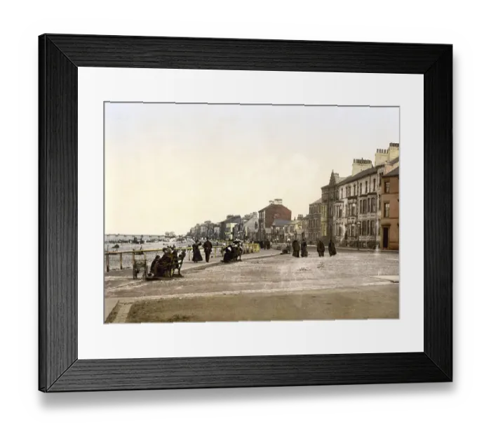 Framed Print : Redcar, die Esplanade, Yorkshire Framed Print : Redcar, die Esplanade, Yorkshire