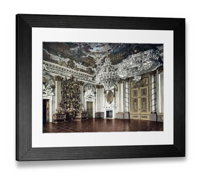 Framed Print : Throne Room in the Royal Palace