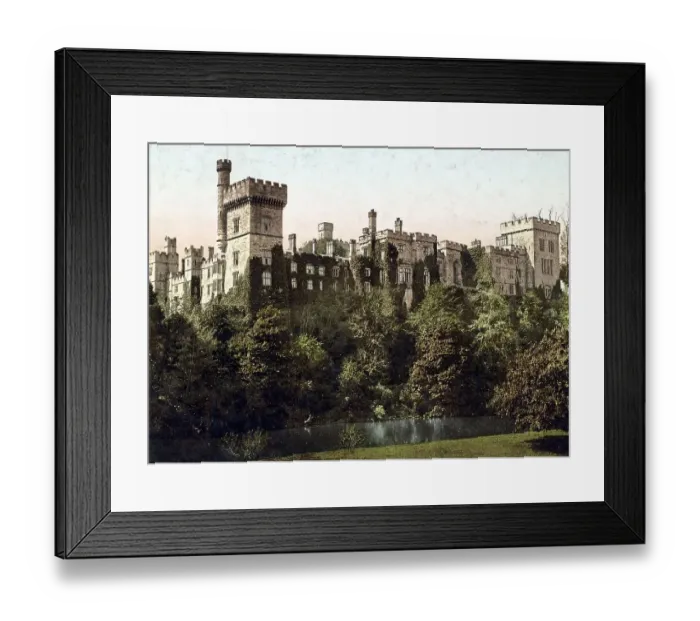 Framed Print : Lismore Castle, a hilltop castle in Lismore in County Waterford