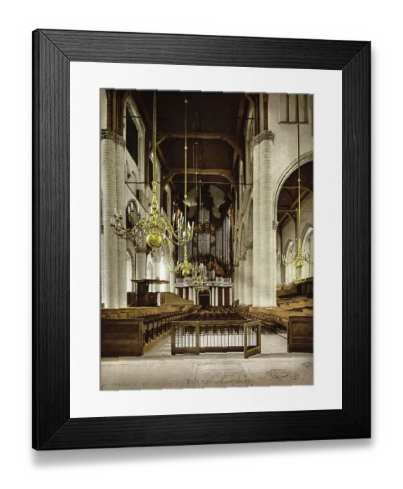 Framed Print : Rotterdam Cathedral, HH. Laurentius en Elisabethkathedraa