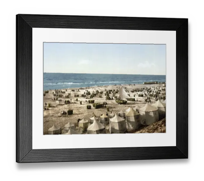 Framed Print : The beach, Scheveningen, Holland