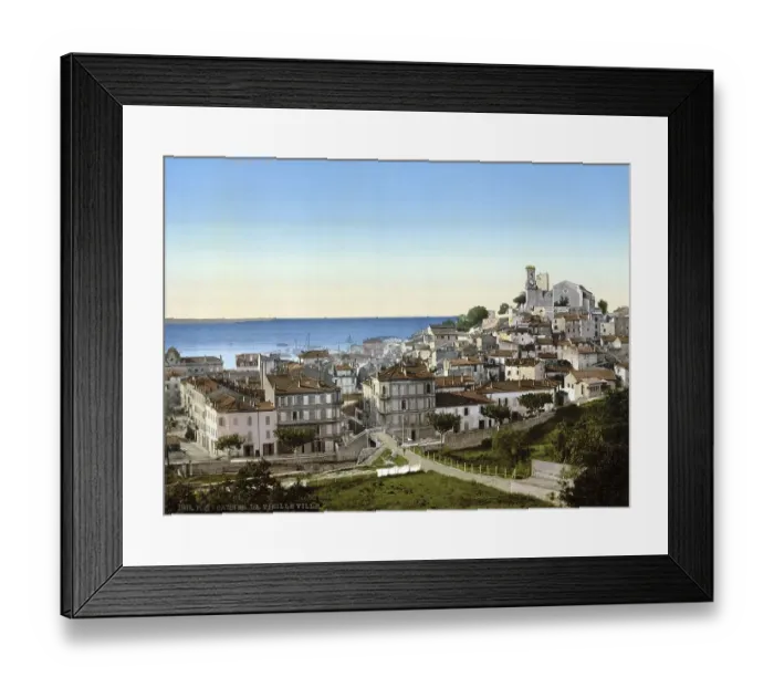 Framed Print : Old town of Cannes on the Cote d'Azur Framed Print : Old town of Cannes on the Cote d'Azur