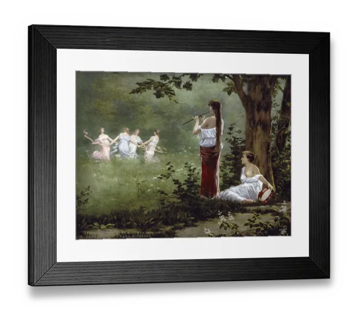 Framed Print : Dans la Prairie, by L. Hodebert