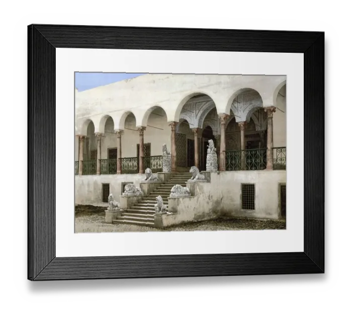 Framed Print : Bardo, Suburb of Tunis, Museum