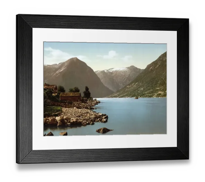 Framed Print : Essefjord near Balholm, Sognefjord Framed Print : Essefjord near Balholm, Sognefjord