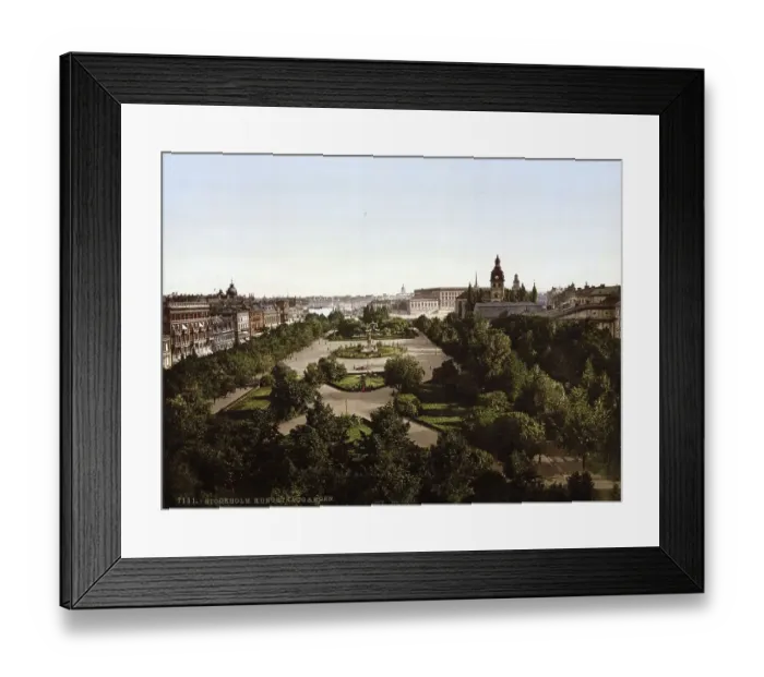 Framed Print : Skansen, Stockholm, Sweden, c. 1895