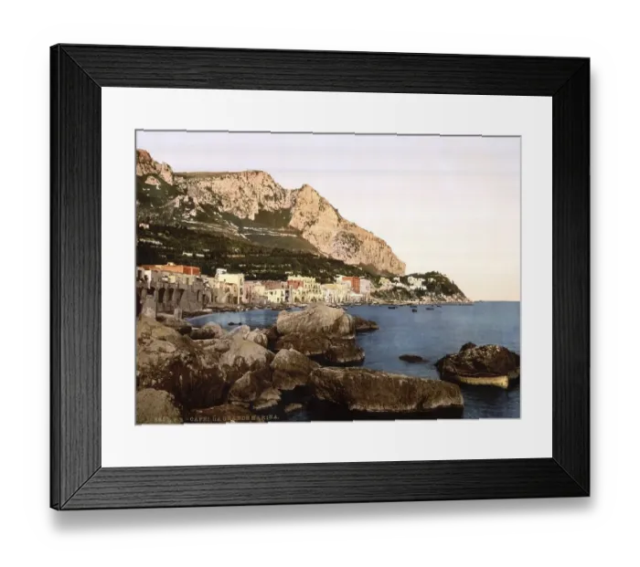 Framed Print : The large marina, Isle of Capri