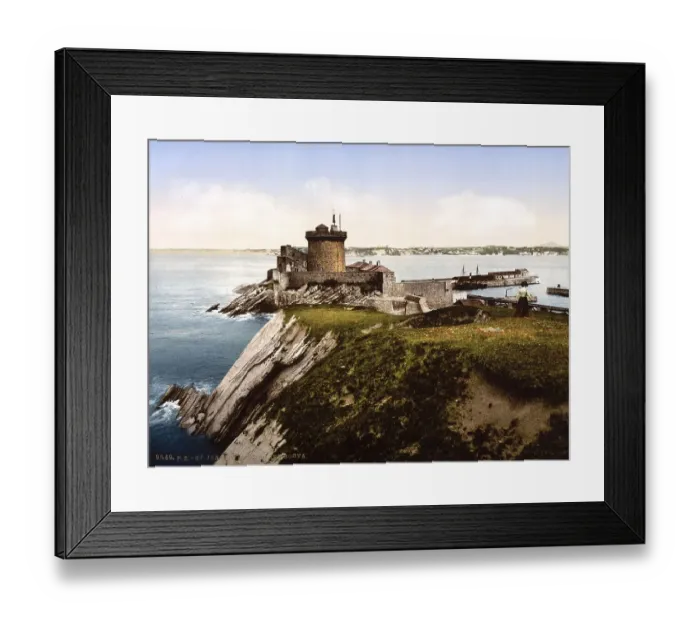 Framed Print : St. Jean de Luz, Fort Socoa, Pyrenees