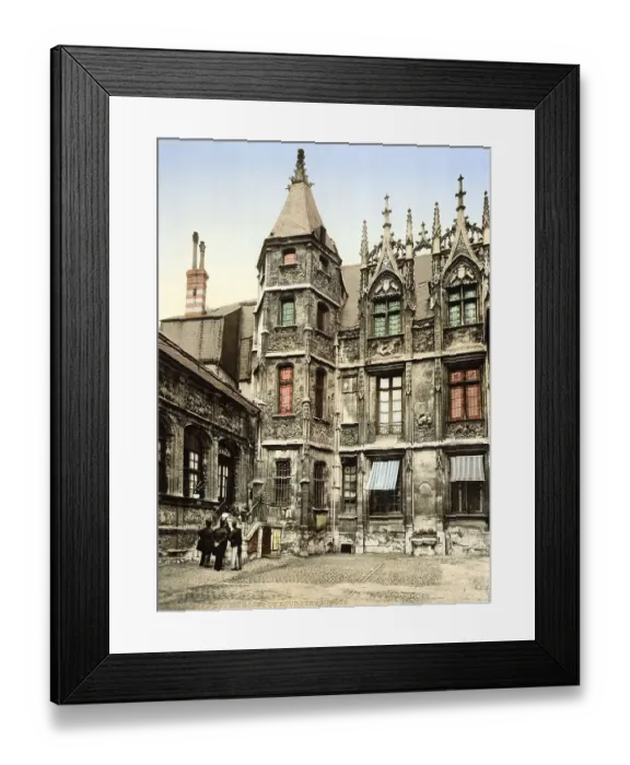 Framed Print : Hotel Bourgtheroulde in Rouen, Normandy Framed Print : Hotel Bourgtheroulde in Rouen, Normandy