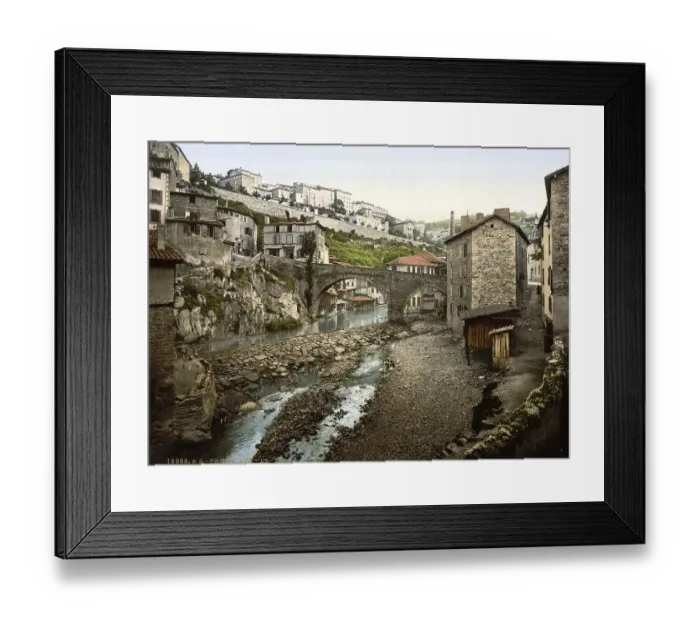Framed Print : General view, Vallee des Usines Framed Print : General view, Vallee des Usines