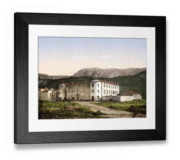 Framed Print : Grotto of St Baume, Var, France