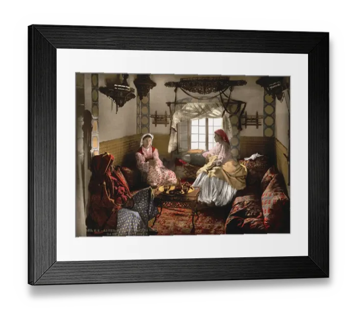 Framed Print : Noble Moorish Women, Algiers, Algeria