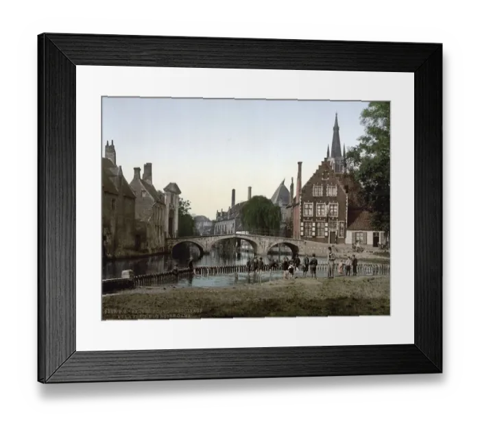 Framed Print : Monastery Bridge and the Tower of Notre Dame