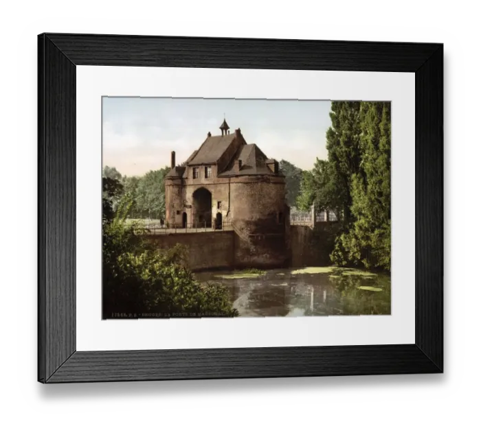 Framed Print : The Marechal city gate, Bruges Framed Print : The Marechal city gate, Bruges
