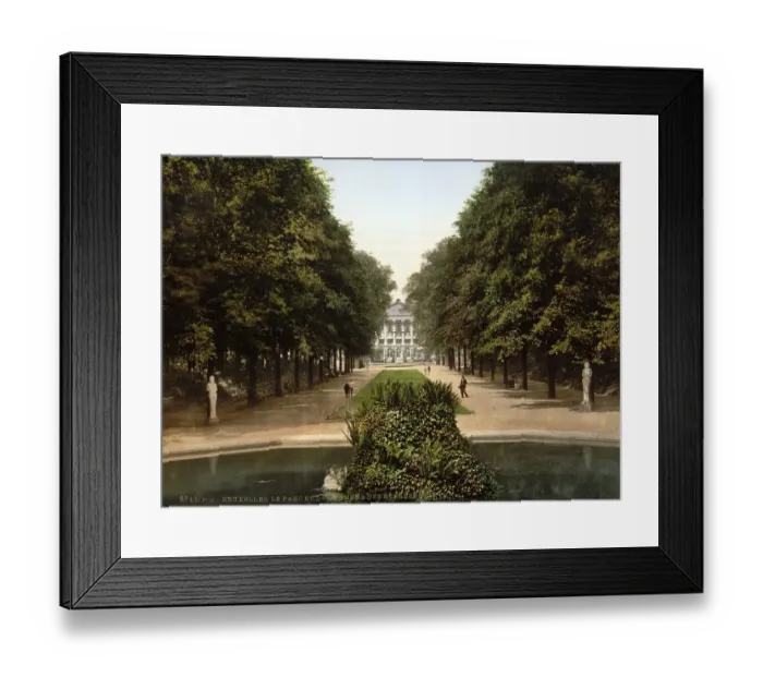 Framed Print : The Park and the Chamber of Deputies of Bruges Framed Print : The Park and the Chamber of Deputies of Bruges