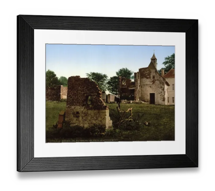 Framed Print : Waterloo, the springs of Hougoumont
