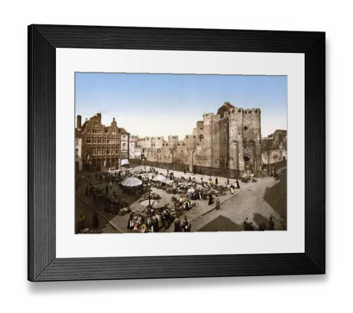 Framed Print : Castle of the Counts, Gravensteen