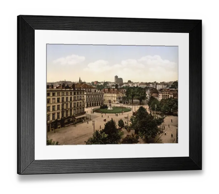 Framed Print : The Theatre Square, Liege, Belgium Framed Print : The Theatre Square, Liege, Belgium