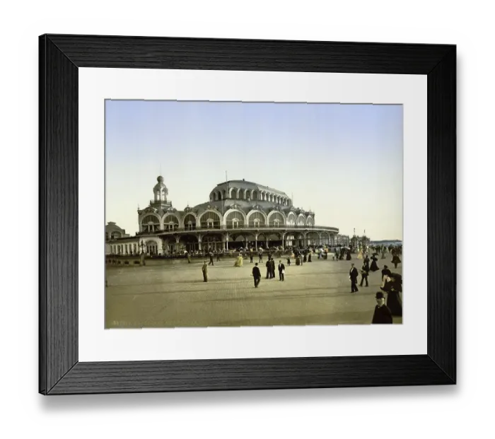 Framed Print : The Kursaal of Ostend, Belgium