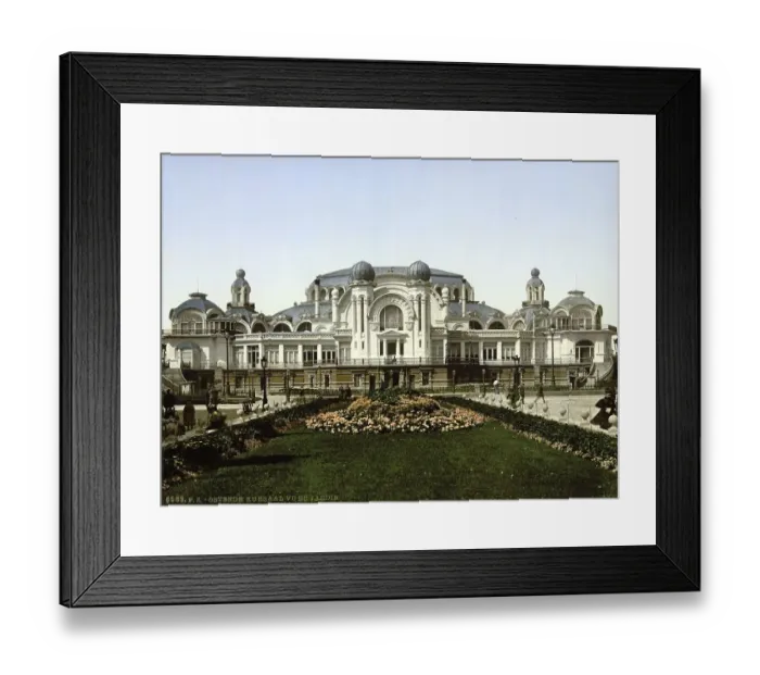 Framed Print : The Kursaal, garden side, park side Framed Print : The Kursaal, garden side, park side
