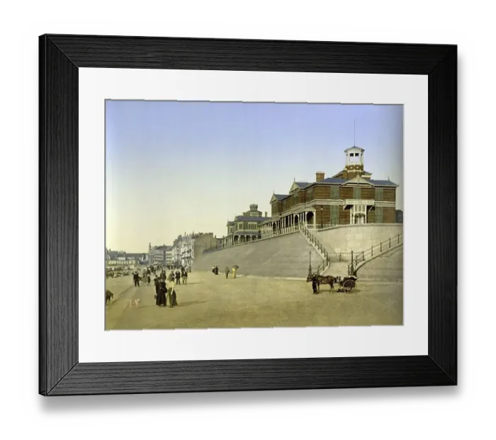Framed Print : The Royal Chalet in Ostend, Belgium