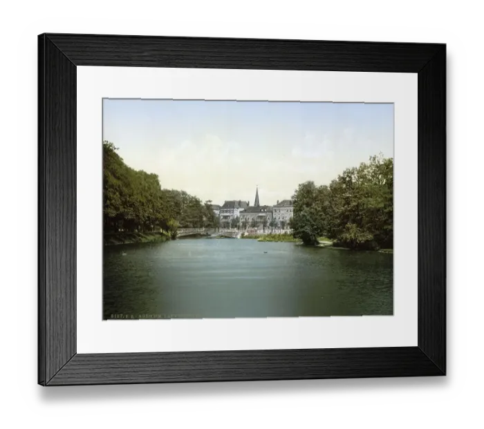 Framed Print : Lauwers Gracht in Arnhem, Arnhem