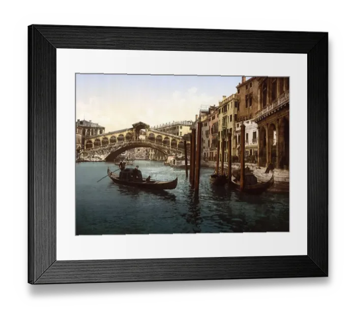 Framed Print : The Rialto Bridge, Venice, Italy