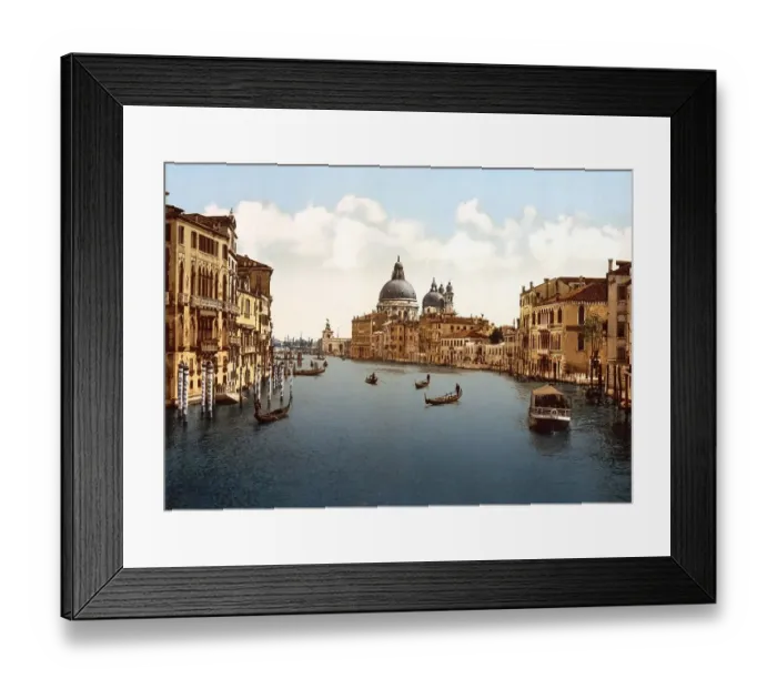 Framed Print : Auf dem Canale Grande, Venedig