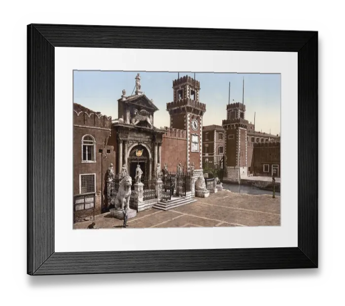 Framed Print : Arsenal, Venice, Italy, Historic