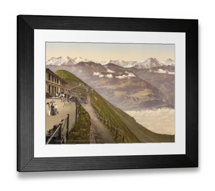 Framed Print : Brienzer Rothorn, Terrace, Bernese Oberland Framed Print : Brienzer Rothorn, Terrace, Bernese Oberland
