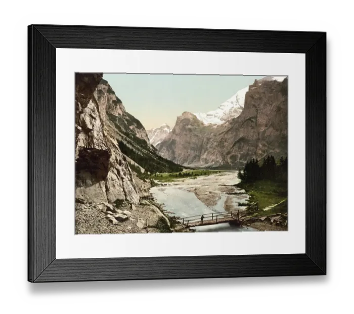 Framed Print : Gemmi, Gasthernthal, Bernese Oberland Framed Print : Gemmi, Gasthernthal, Bernese Oberland