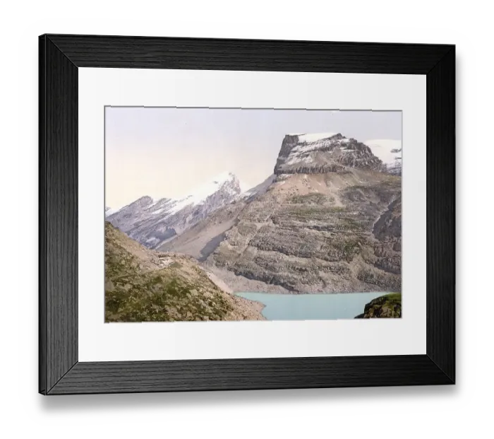 Framed Print : Passhoehe, Schwarenbach, Altels und Rinderhorn Framed Print : Passhoehe, Schwarenbach, Altels und Rinderhorn
