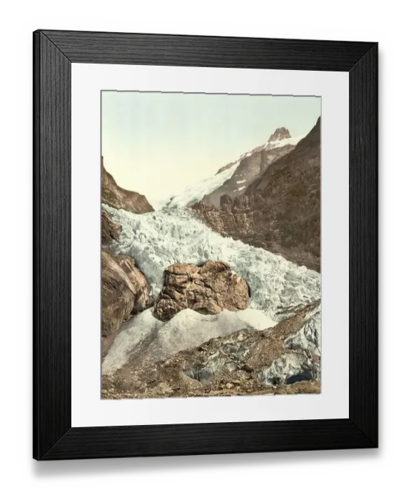 Framed Print : Grindelwald, Unterer Grindelwaldgletscher