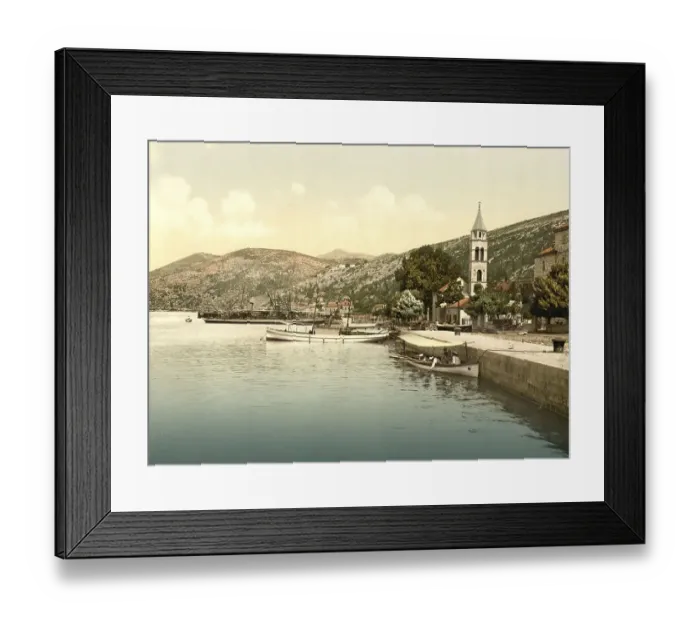 Framed Print : Gravosa, Dubrovnik, district of Gruz