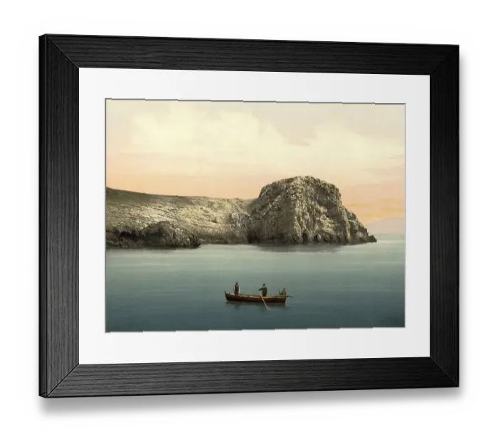 Framed Print : Insel Busi, Hoehlen, Dalmatien Framed Print : Insel Busi, Hoehlen, Dalmatien