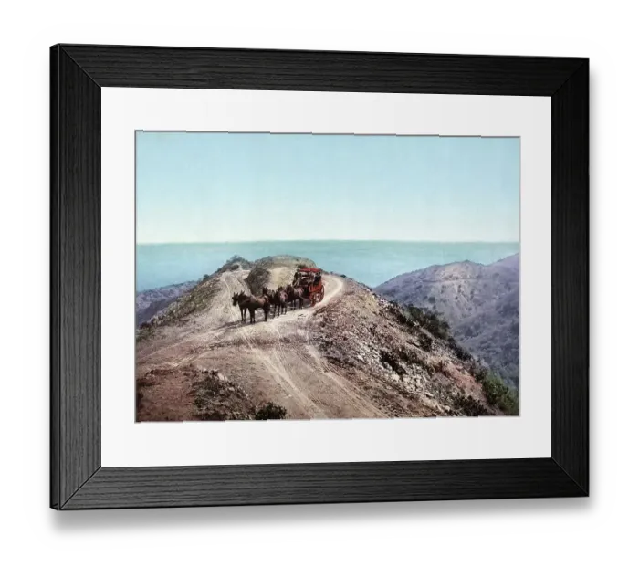 Framed Print : Farnsworth's Loop, Santa Catalina Island