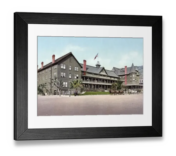Framed Print : Hotel Metropole, Santa Catalina Island Framed Print : Hotel Metropole, Santa Catalina Island