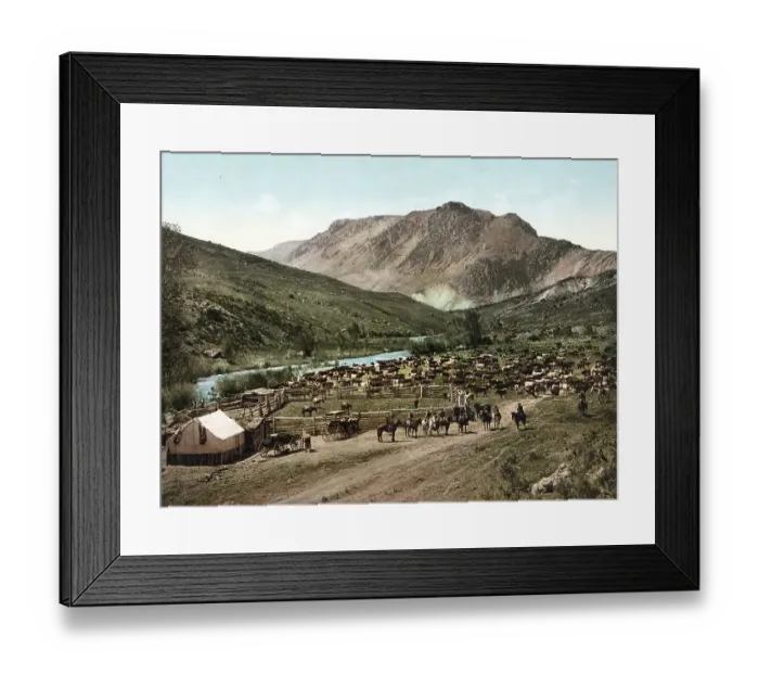Framed Print : Raid on the Cimarron, Colorado