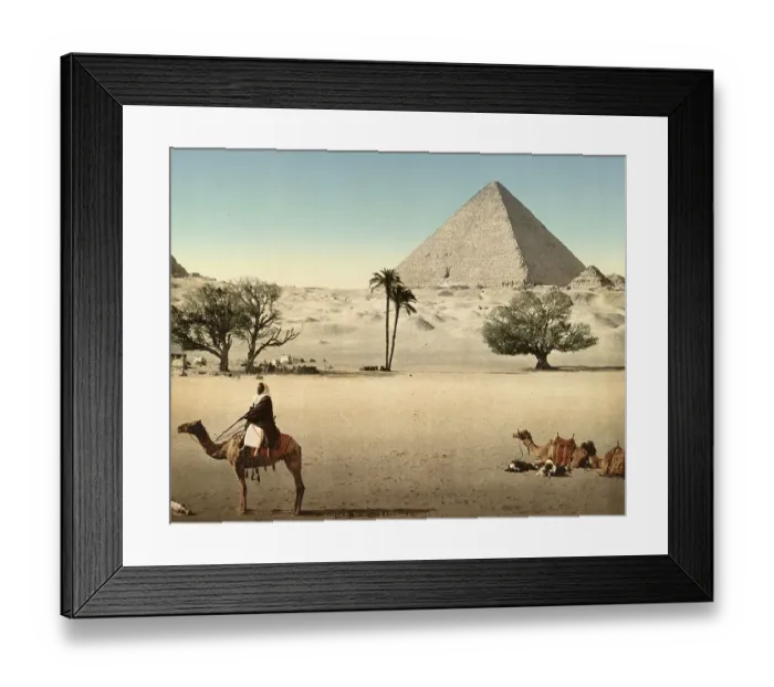 Framed Print : Cairo, the Great Pyramid, Egypt