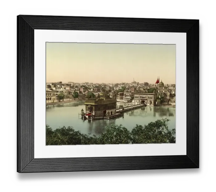 Framed Print : Amritsar. Golden Temple, India