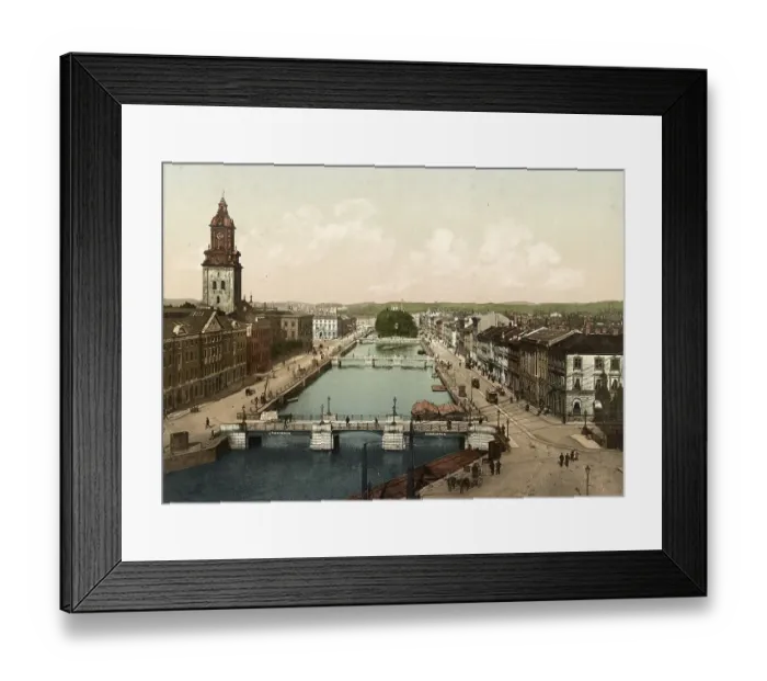 Framed Print : Gothenburg. Norra and Soedra Hamngatorne