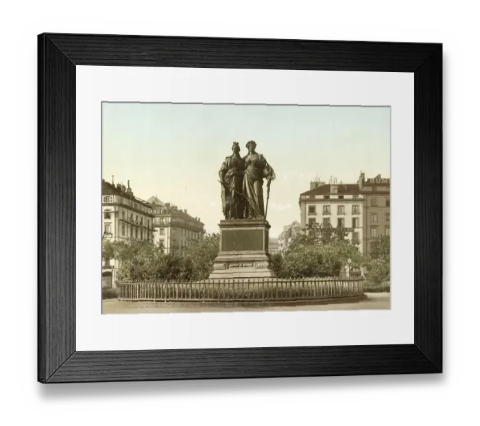 Framed Print : Geneva, Switzerland. The National Monument